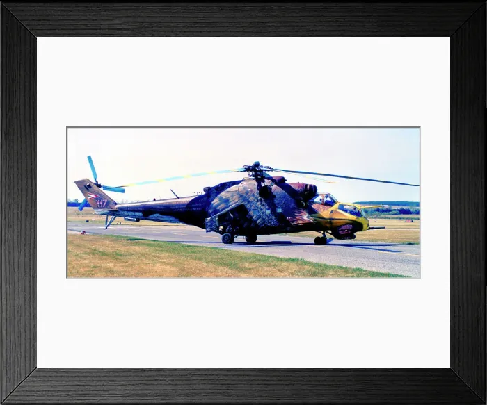 Framed Print : Mil Mi-24D 117 Framed Print : Mil Mi-24D 117