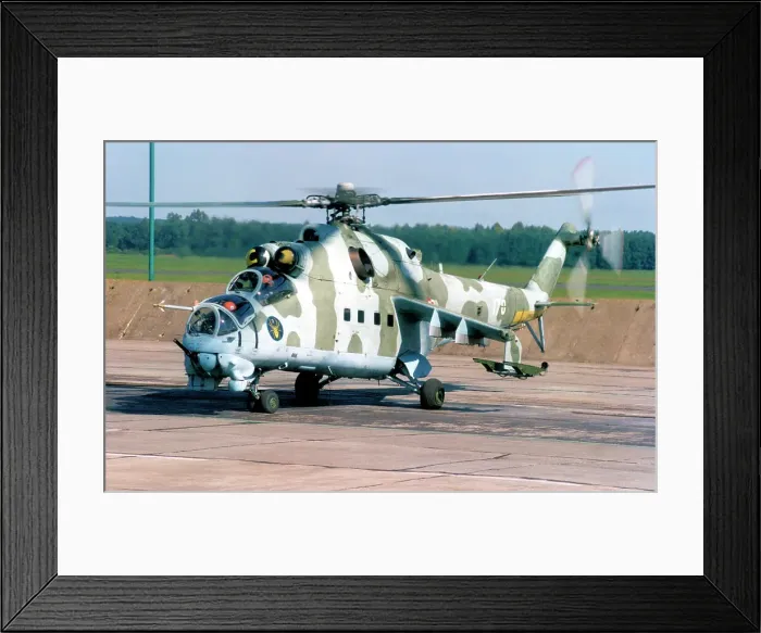 Framed Print : Mil Mi-24D 170 Framed Print : Mil Mi-24D 170