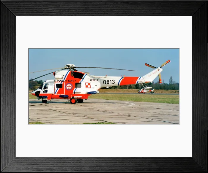 Framed Print : PZL W-3WARM 0813