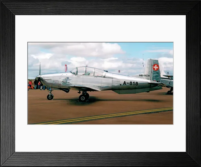 Framed Print : Pilatus P-3-05 HB-RCH - A-818 Framed Print : Pilatus P-3-05 HB-RCH - A-818