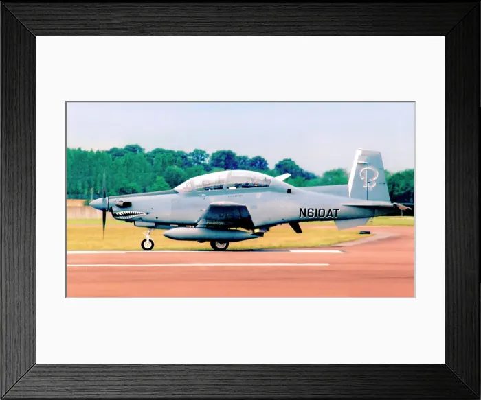 Framed Print : Raytheon AT-6B 3000 Texan II N610AT Framed Print : Raytheon AT-6B 3000 Texan II N610AT