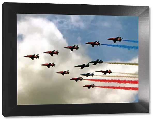 The Red Arrows 50th Anniversary Flypast