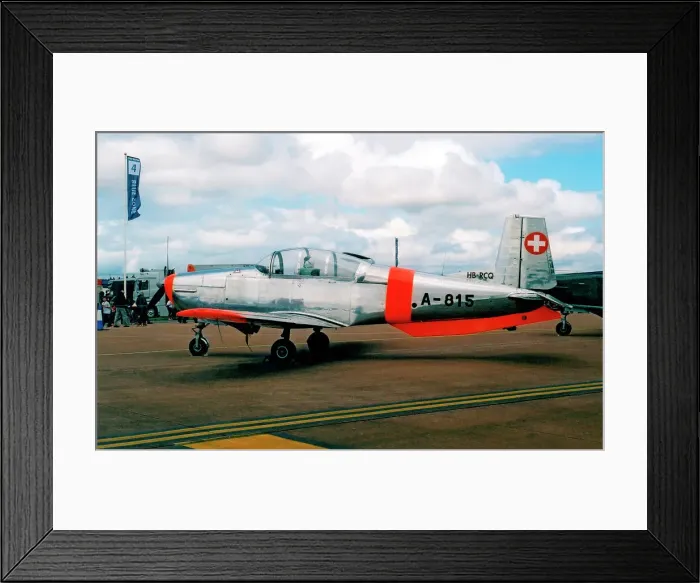 Framed Print : Pilatus P-3-05 HB-RCQ - A-815 Framed Print : Pilatus P-3-05 HB-RCQ - A-815
