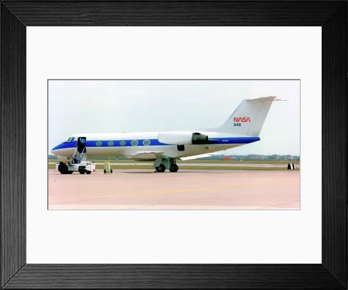 Framed Print : Grumman G-1159 Gulfstream II N946NA - NASA 946 Framed Print : Grumman G-1159 Gulfstream II N946NA - NASA 946