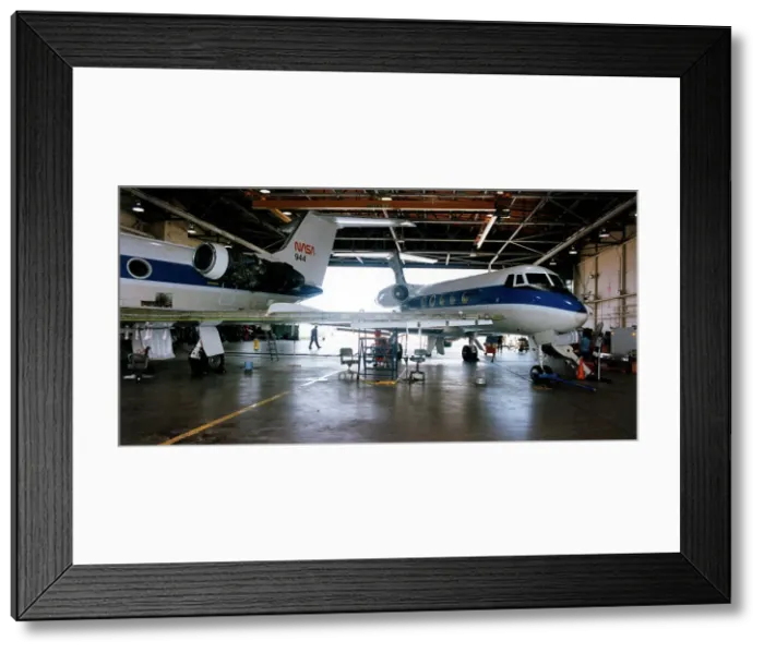 Framed Print : Grumman G-1159 Gulfstream II N945NA & N944NA Framed Print : Grumman G-1159 Gulfstream II N945NA & N944NA