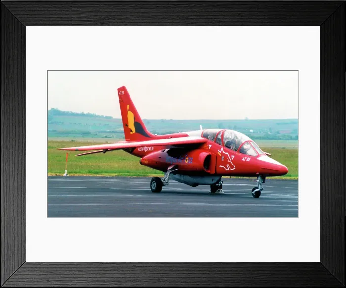 Framed Print : Dassault / Dornier Alpha Jet 1B AT26 Framed Print : Dassault / Dornier Alpha Jet 1B AT26