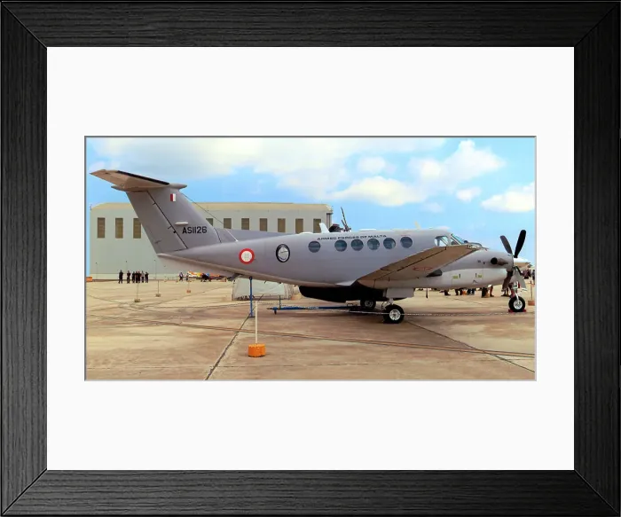 Framed Print : Beech B200 Super King Air AS1226 Framed Print : Beech B200 Super King Air AS1226