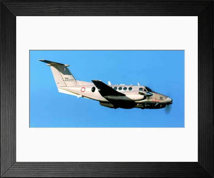 Framed Print : Beech B200 Super King Air AS1227 Framed Print : Beech B200 Super King Air AS1227
