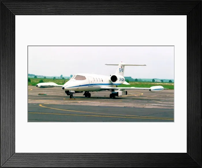 Framed Print : Learjet 36A D-CGFE Framed Print : Learjet 36A D-CGFE