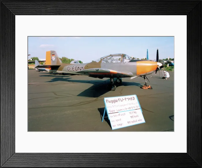 Framed Print : Piaggio-Focke Wulf P. 149D D-EDNN Framed Print : Piaggio-Focke Wulf P. 149D D-EDNN