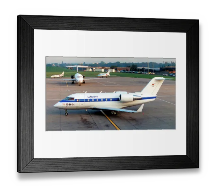 Framed Print : Canadair Challenger 601 12+04 Framed Print : Canadair Challenger 601 12+04