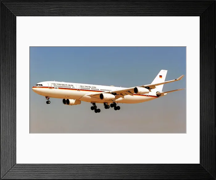 Framed Print : Airbus A340-30 16+01 Framed Print : Airbus A340-30 16+01