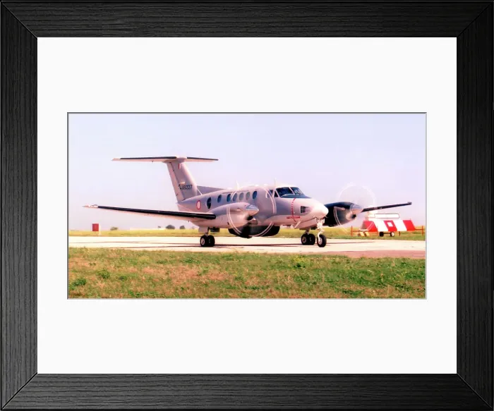 Framed Print : Beech B200 Super King Air AS1227 Framed Print : Beech B200 Super King Air AS1227