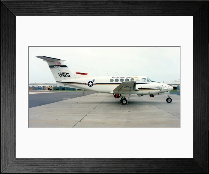 Framed Print : Beechcraft UC-12B 161185 Framed Print : Beechcraft UC-12B 161185