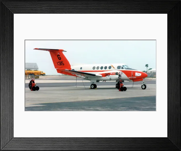 Framed Print : Beech TC-12B Huron 161315 Framed Print : Beech TC-12B Huron 161315