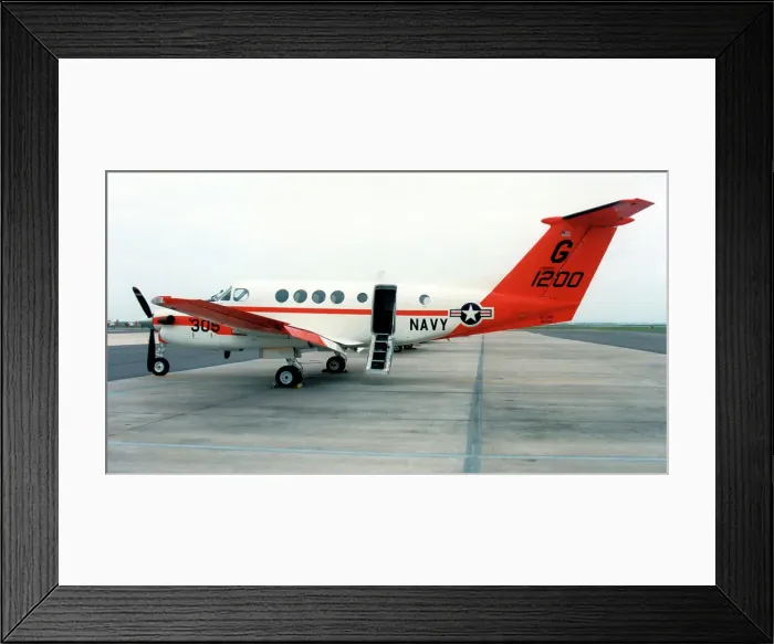 Framed Print : Beech TC-12B Huron 161200 Framed Print : Beech TC-12B Huron 161200