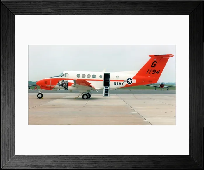 Framed Print : Beech TC-12B Huron 161194 Framed Print : Beech TC-12B Huron 161194