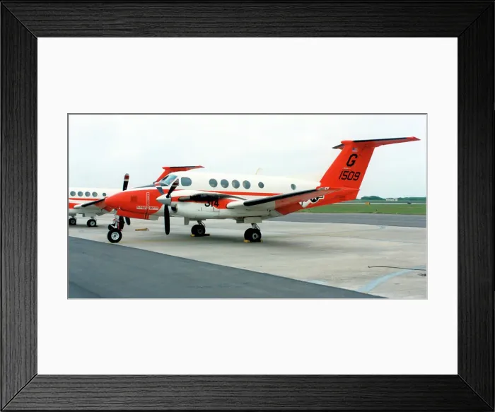Framed Print : Beech TC-12B Huron 161509 Framed Print : Beech TC-12B Huron 161509