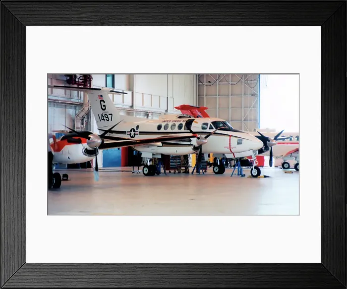 Framed Print : Beech UC-12B Huron 161497 Framed Print : Beech UC-12B Huron 161497