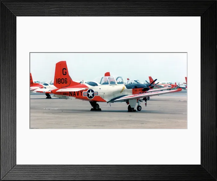 Framed Print : Beechcraft T-34C Mentor 161806 Framed Print : Beechcraft T-34C Mentor 161806