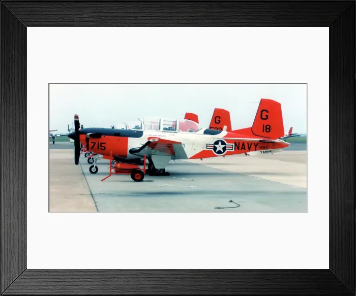Framed Print : Beechcraft T-34C Mentor 161815 Framed Print : Beechcraft T-34C Mentor 161815