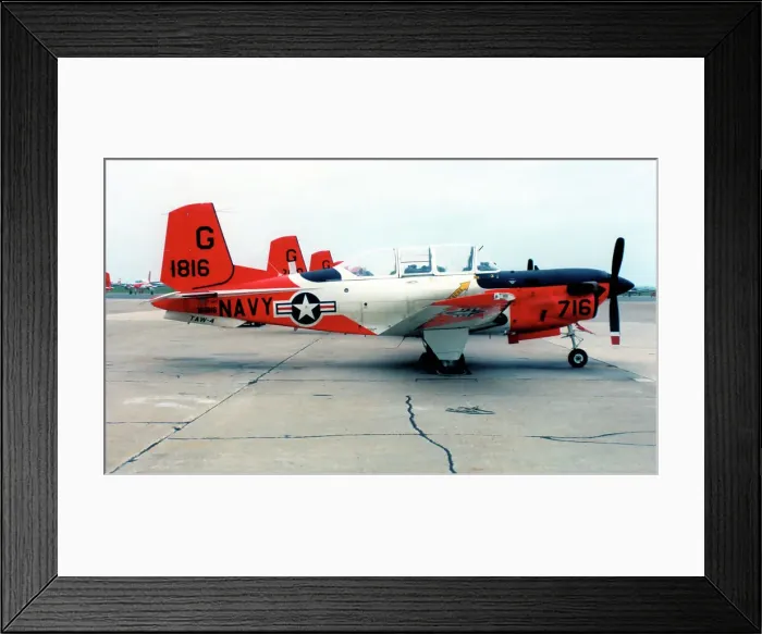 Framed Print : Beechcraft T-34C Mentor 161816 Framed Print : Beechcraft T-34C Mentor 161816