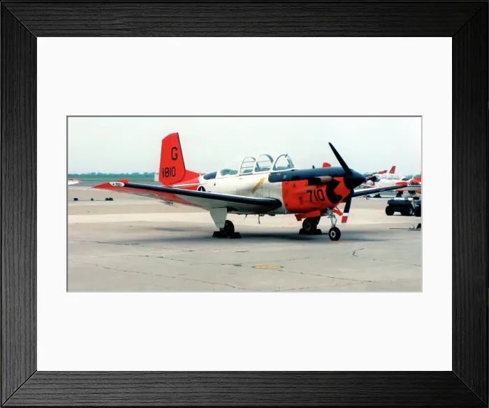 Framed Print : Beechcraft T-34C Mentor 161810