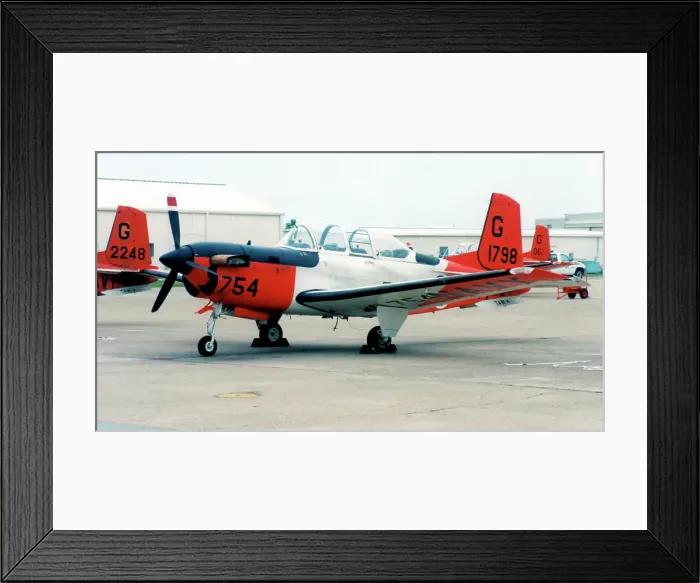 Framed Print : Beechcraft T-34C Mentor 161798 Framed Print : Beechcraft T-34C Mentor 161798