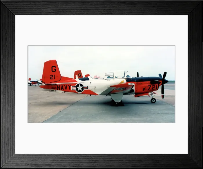 Framed Print : Beechcraft T-34C Mentor 161821 Framed Print : Beechcraft T-34C Mentor 161821