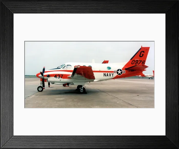 Framed Print : Beech T-44A 160976 Framed Print : Beech T-44A 160976