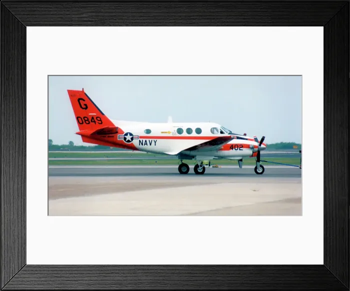 Framed Print : Beech T-44A 160849 Framed Print : Beech T-44A 160849