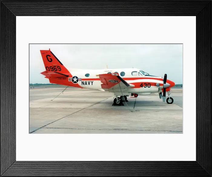 Framed Print : Beech T-44A 160969 Framed Print : Beech T-44A 160969