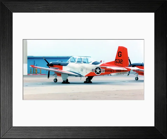 Framed Print : Beechcraft T-34C Mentor 160532 Framed Print : Beechcraft T-34C Mentor 160532