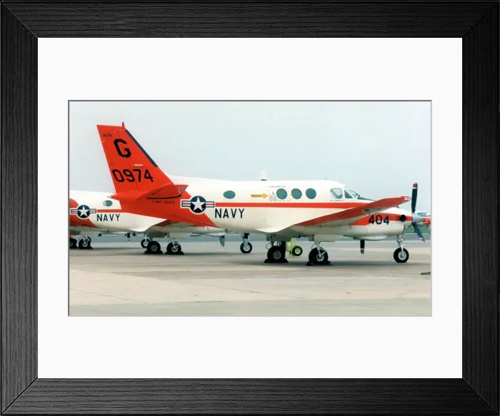 Framed Print : Beech T-44A 160974 Framed Print : Beech T-44A 160974