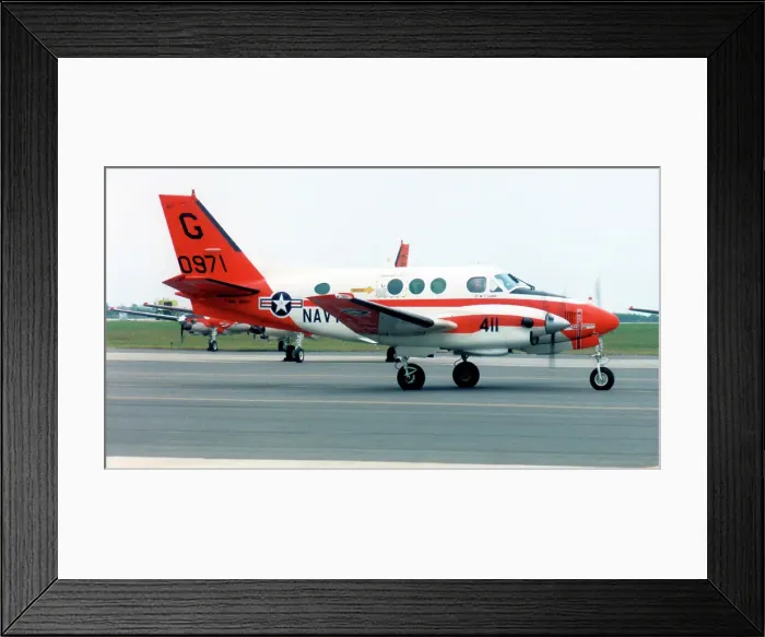 Framed Print : Beech T-44A 160971