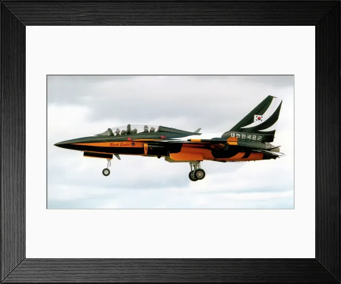 Framed Print : KAI T-50B Golden Eagle - Black Eagle 1 Framed Print : KAI T-50B Golden Eagle - Black Eagle 1