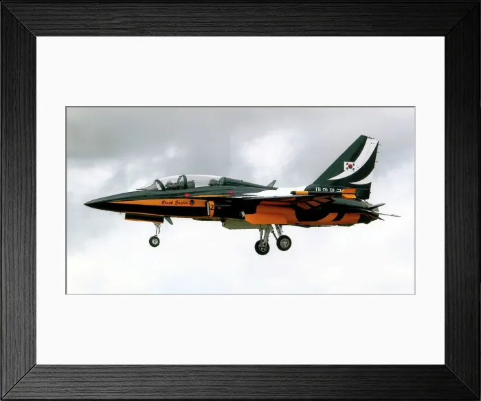 Framed Print : KAI T-50B Golden Eagle - Black Eagle 2 Framed Print : KAI T-50B Golden Eagle - Black Eagle 2