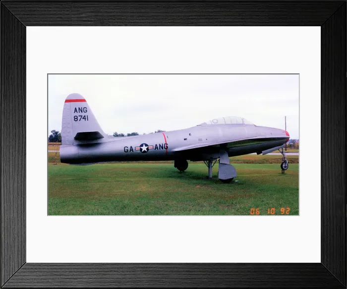 Framed Print : Republic F-84D-5-RE Thunderjet 48-741 Framed Print : Republic F-84D-5-RE Thunderjet 48-741