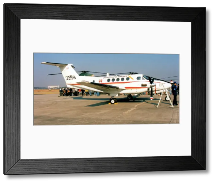 Framed Print : Beechcraft UC-12F 163559 Framed Print : Beechcraft UC-12F 163559