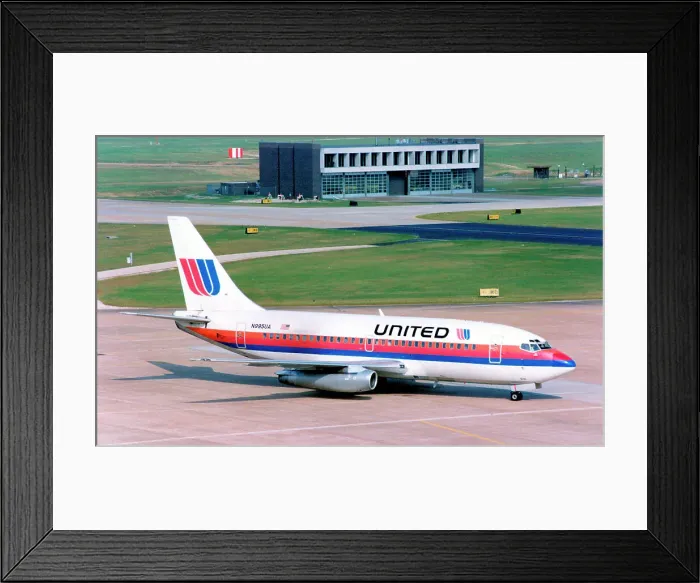 Framed Print : Boeing 737-291 N995UA