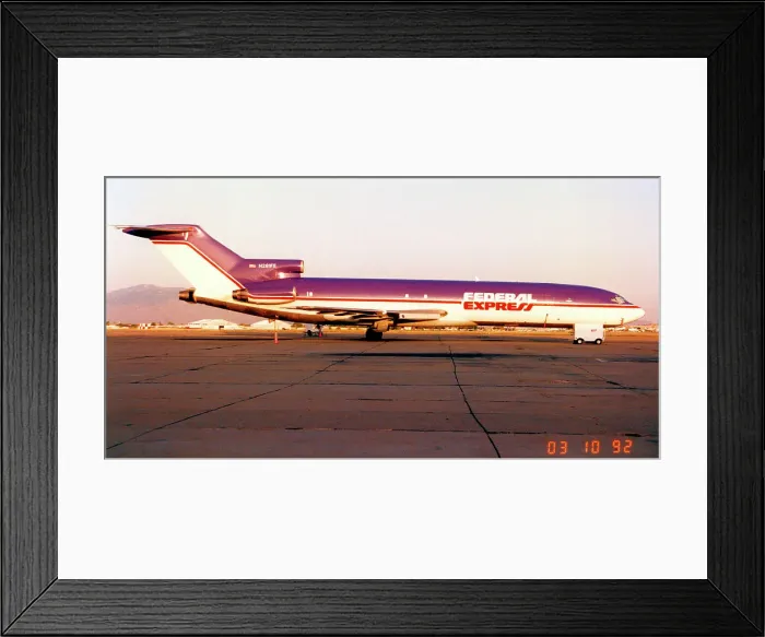 Framed Print : Boeing 727-233F N281FE Framed Print : Boeing 727-233F N281FE