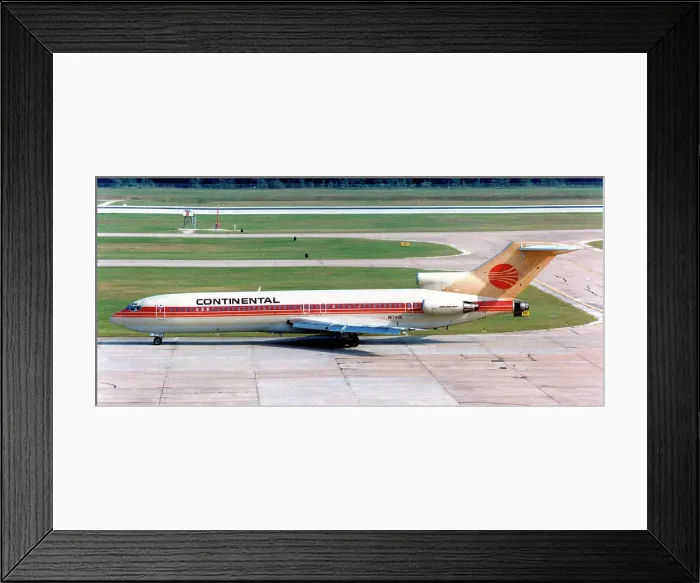 Framed Print : Boeing 727-243 N17406