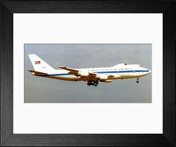 Framed Print : Boeing E-4B 75-0125 Framed Print : Boeing E-4B 75-0125
