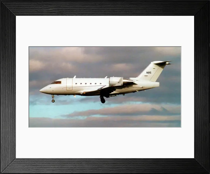 Framed Print : Canadair 604 Challenger N85 Framed Print : Canadair 604 Challenger N85