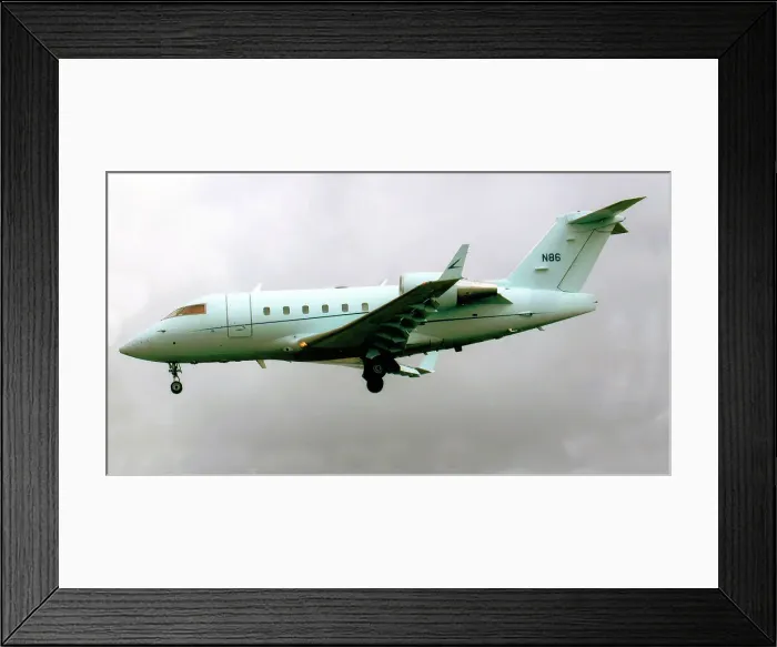 Framed Print : Canadair 601 Challenger N86 Framed Print : Canadair 601 Challenger N86