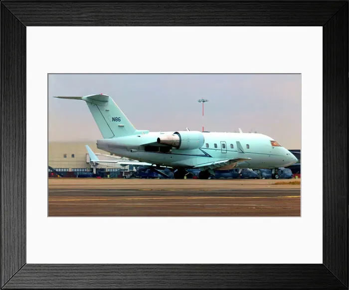 Framed Print : Canadair 601 Challenger N86 Framed Print : Canadair 601 Challenger N86