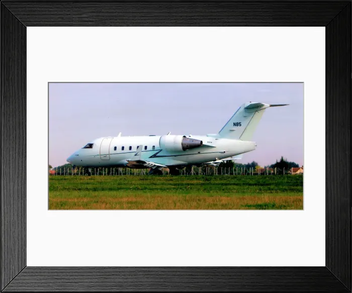Framed Print : Canadair 604 Challenger N85 Framed Print : Canadair 604 Challenger N85