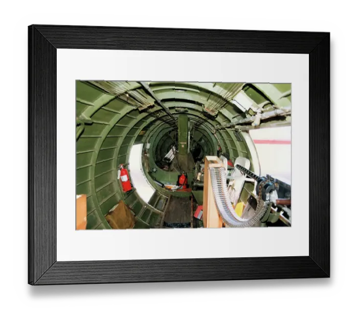 Framed Print : B-17G - PB-1W Texas Raiders interior view rearwards