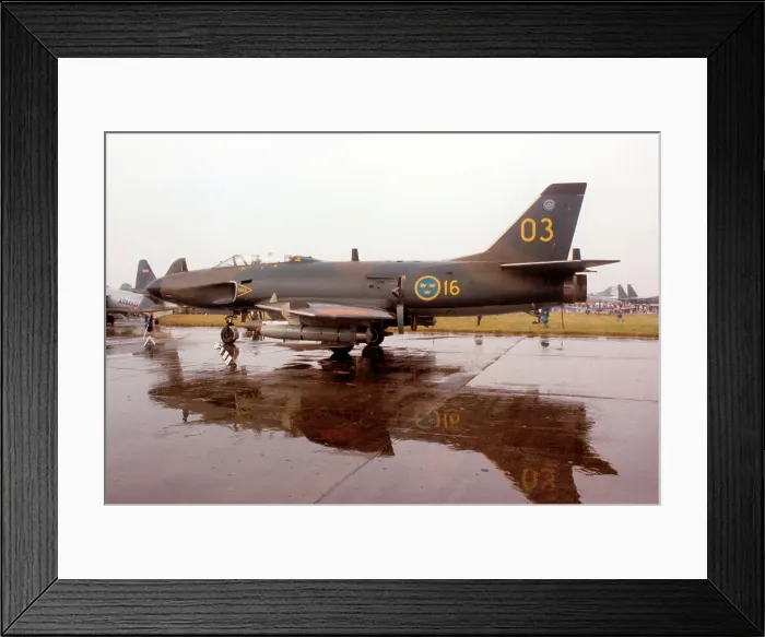 Framed Print : Saab J 32E Lansen 32512 - 03 Framed Print : Saab J 32E Lansen 32512 - 03