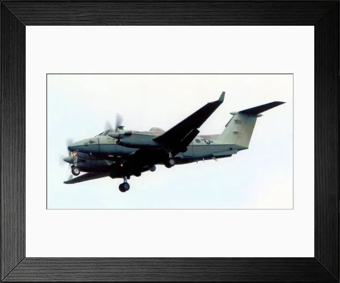 Framed Print : Raytheon Beech MC-12W Liberty 09-0637 Framed Print : Raytheon Beech MC-12W Liberty 09-0637